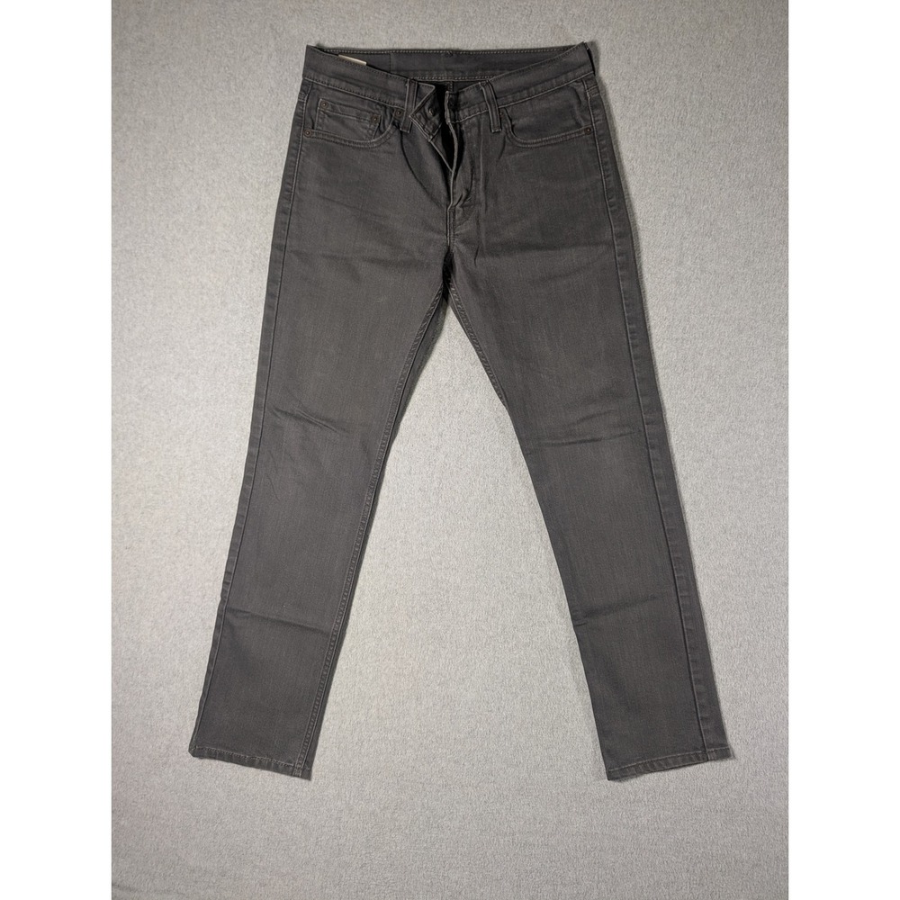 Levis 511 Slim Fit Jeans Mens 32x32 Charcoal Gray Denim Pants 04511-4406